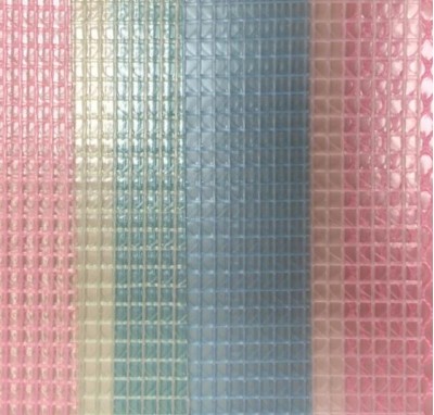 DG-GZ TPU夾網布  密度：60  成份：PVC 克重：300G  紗支：100   側面照